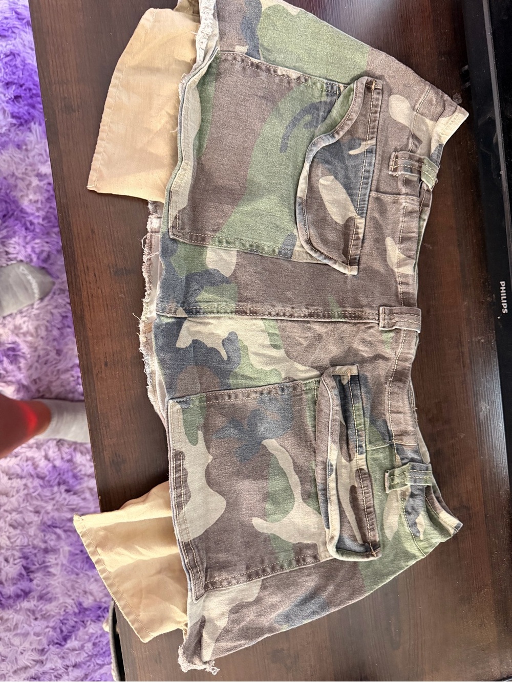 Camo Cargo Utility Skirt